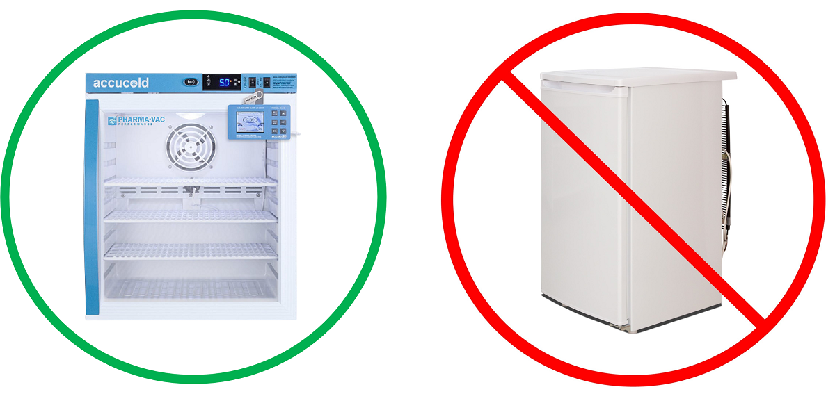 High-quality refrigerator designed for safe and precise storage of medical and pharmaceutical supplies