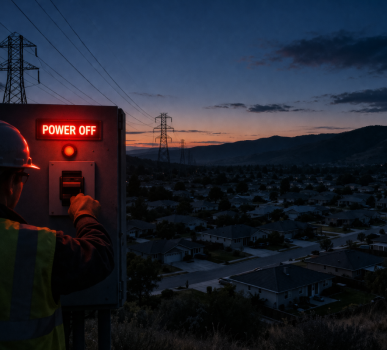 When the Power Goes Out On Purpose