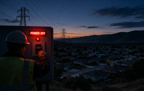 When the Power Goes Out On Purpose